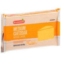 Brookshire's Medium Cheddar Chunk Cheese - 16 Ounce 