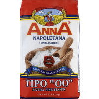 Anna Flour, Extra Fine, Napoletana, Unbleached, Type 00 - 2.2 Pound 