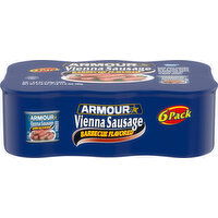 Armour Vienna Sausage, Barbecue Flavored, 6 Pack - 6 Each 