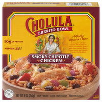 Cholula Smoky Chipotle Chicken Frozen Burrito Bowl