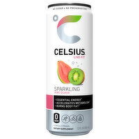 Celsius Energy Drink, Kiwi Guava, Sparkling - 12 Fluid ounce 