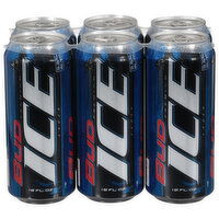 Bud Ice Beer, Lager, Premium - 6 Each 