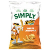 Simply Cheese Flavored Snacks, White Cheddar Flavored - 8 Ounce 