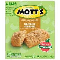 Mott's Banana Streusel Soft Baked Bars - 6 Each