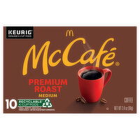 McCafe Coffee, Medium, Premium Roast, K-Cup Pods - 10 Each 