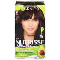 Garnier Hair Color, Permanent, Ultra Creme, Dark Brown 40 - 1 Each 