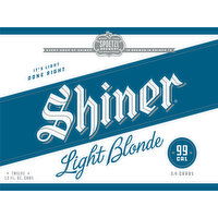 Shiner Light Blonde Beer - 144 Fluid ounce 