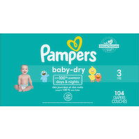 Pampers Diapers, Sesame Street, Size 3 (16-28 lb), Day & Nights - 104 Each 