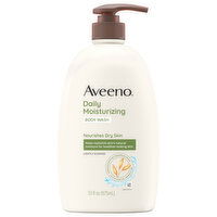 Aveeno Body Wash, Daily Moisturizing, Lightly Scented - 33 Fluid ounce 