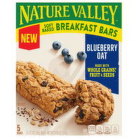 Nature Valley Soft Baked Blueberry Oat Breakfast Bars - 5 Each