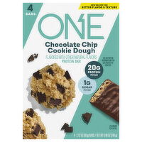 One Protein Bar, Chocolate Chip Cookie Dough - 4 Each 