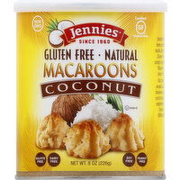 Jennies Macaroons, Gluten Free, Coconut - 8 Ounce 