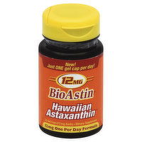 BioAstin Hawaiian Astaxanthin, 12 mg, Gel Caps - 25 Each 