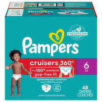 Pampers Diapers, Size 6 (35+ lb) - 48 Each 