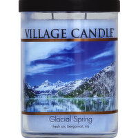 Village Candle Candle, Glacial Spring, Glass Cylinder - 1 Each 