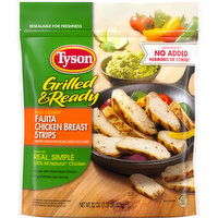 Tyson Grilled And Ready Tyson Grilled & Ready Fully Cooked Fajita Chicken Strips, 22 oz. (Frozen) - 22 Ounce 