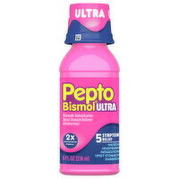 Pepto Bismol 5 Symptom Relief, Ultra - 8 Fluid ounce 