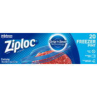 Ziploc Seal Top Bags, Freezer, Pint