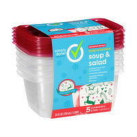 Simply Done Snap And Store Soup & Salad Containers & Lids