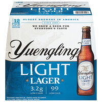 Yuengling Beer, Light Lager, 12 Pack - 12 Each 