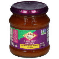 Patak's Chutney, Major Grey, Mild - 12 Ounce 