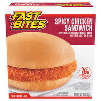 Fast Bites Sandwich, Spicy Chicken - 5 Ounce 