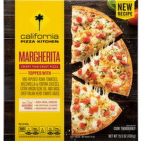 California Pizza Kitchen Pizza, Crispy, Thin Crust, Margherita