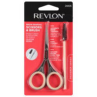 Revlon Scissors & Brush, Brow Shaping - 1 Each 