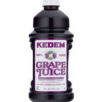 Kedem 100% Juice, Grape - 64 Ounce 