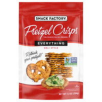 Snack Factory Pretzel Crisps, Everything, Deli Style - 7.2 Ounce 