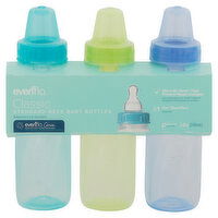 Evenflo Baby Bottles, Standard Neck, Classic, 8 Ounce - 3 Each 