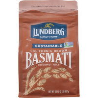 Lundberg Family Farms Rice, Gourmet, Basmati, California Brown, Sustainable - 32 Ounce 