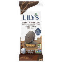 Lily's Peanut Butter Cups, Dark Chocolate Style - 2 Each 