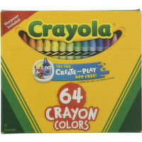 Crayola Crayon Colors, Nontoxic - 64 Each 