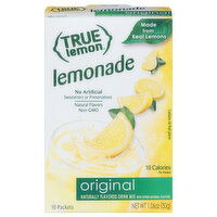 True Lemon Drink Mix, Lemonade, Original - 10 Each 