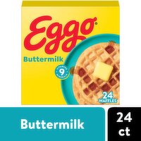 Eggo Frozen Waffles, Buttermilk, Family Pack