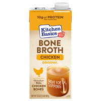 Kitchen Basics Bone Broth, Chicken, Original - 32 Ounce 