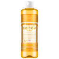 Dr. Bronner's Magic Soap, Pure-Castile,18-in-1, Citrus - 16 Fluid ounce 