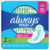 Always Pads, Flexi-Wings, Long Super, Size 2