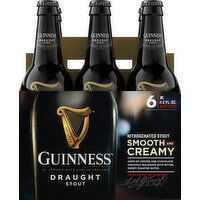 Guinness Stout, Draught, Nitrogenated - 6 Each 