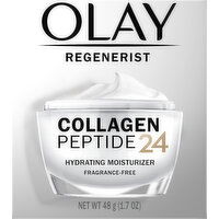 Olay Hydrating Moisturizer, Collagen Peptide 24, Fragrance-Free - 1.7 Ounce 