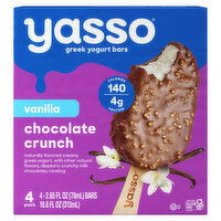 Yasso Greek Yogurt Bars, Vanilla Chocolate Crunch, 4 Pack - 4 Each 