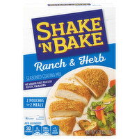 Shake 'N Bake Seasoned Coating Mix, Ranch & Herb - 2 Each 