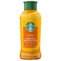 Starbucks Espresso Beverage, Chilled, Caramel Macchiato