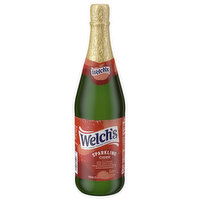 Welch's 100% Apple Juice, Cider, Sparkling, Non-Alcoholic - 25.4 Fluid ounce 