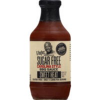 G Hughes BBQ Sauce, Sugar Free, Carolina Style