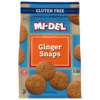 Mi-Del Cookies, Ginger Snaps, Swedish Style - 8 Ounce 