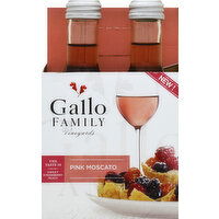 Gallo Family Moscato, Pink - 4 Each 