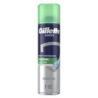 Gillette Series Soothing Shaving Gel for Men, Aloe Vera, Suitable for Sensitive Skin - 7 Ounce 