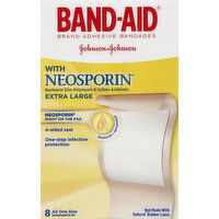 Band-Aid Bandages, Adhesive, with Neosporin, All One Size